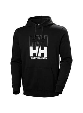 Sudadera Hombre Helly Hansen Core Graphic Negra