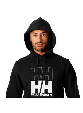 Sudadera Hombre Helly Hansen Core Graphic Negra