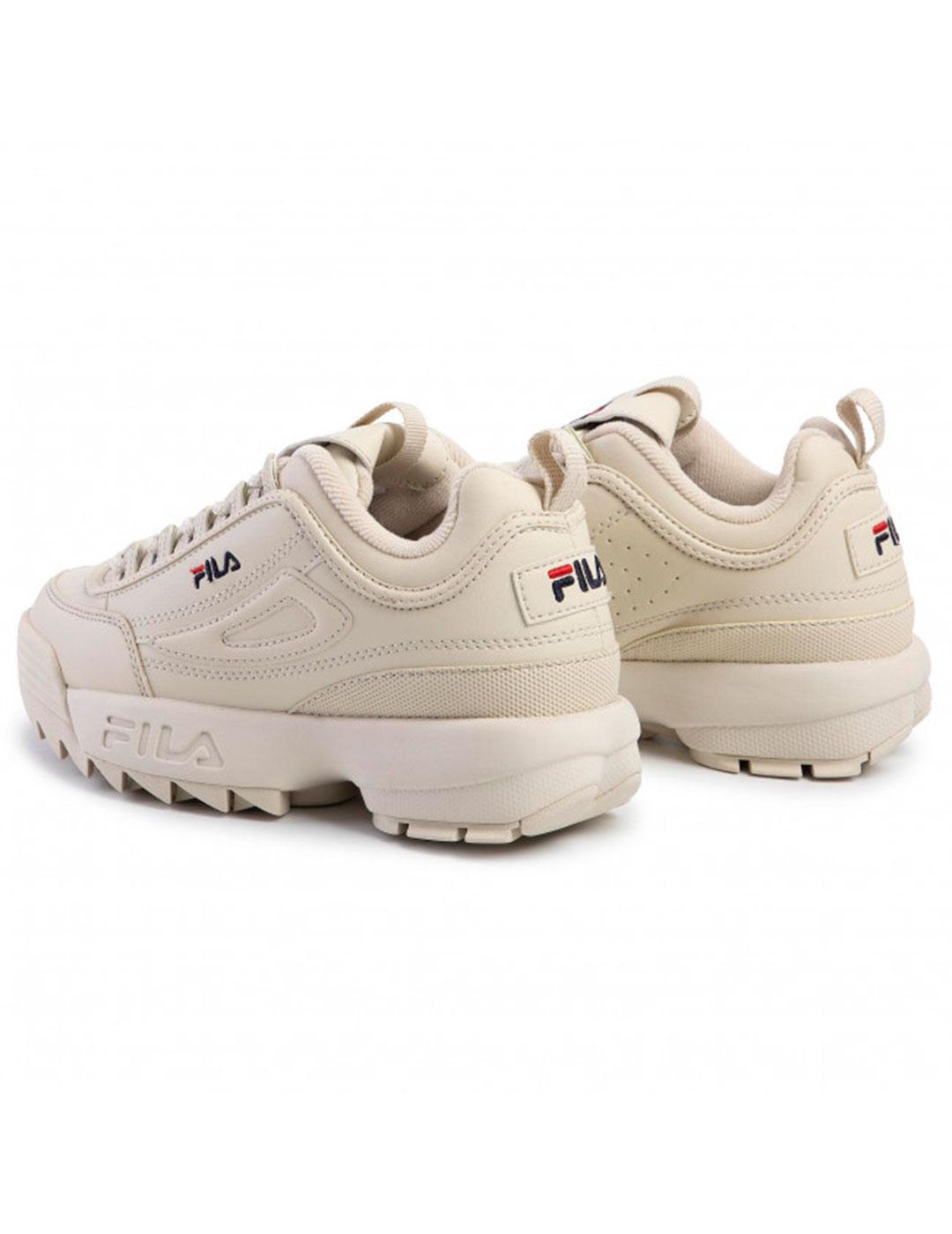 Zapatilla Mujer Fila Disruptor Low Beige