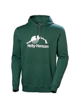 Sudadera Hombre Helly Hansen Nord Graphic Verde
