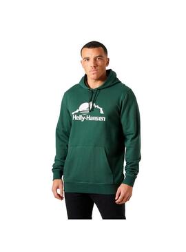 Sudadera Hombre Helly Hansen Nord Graphic Verde
