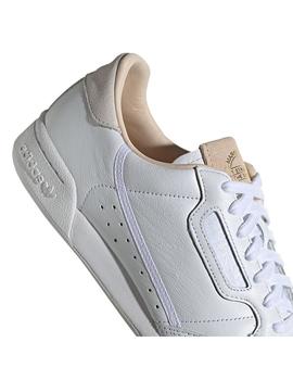 Zapatilla Hombre adidas Continental 80 Blanca Beig