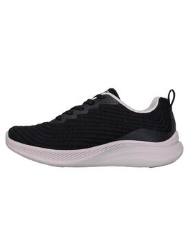 Zapatilla Mujer Skechers Bobs Moda Negro/Blanco