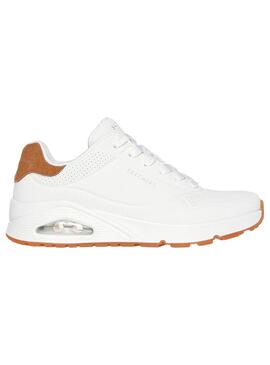 Zapatilla Hombre Skechers Uno Suite Blanco