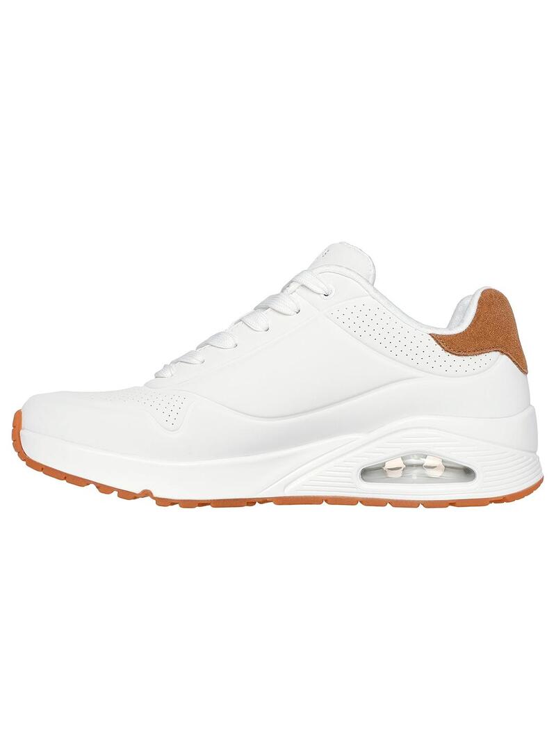 Zapatilla Hombre Skechers Uno Suite Blanco
