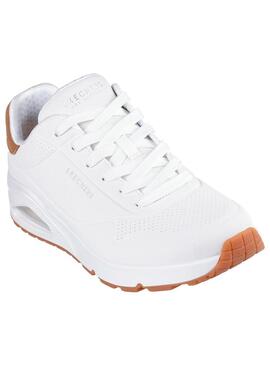Zapatilla Hombre Skechers Uno Suite Blanco