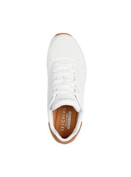 Zapatilla Hombre Skechers Uno Suite Blanco