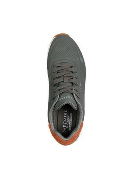 Zapatilla Hombre Skechers Uno Suite Verde