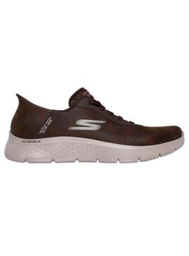 Zapatilla Hombre Skechers Go Walk Flex Marrón