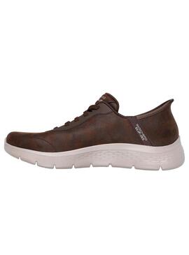 Zapatilla Hombre Skechers Go Walk Flex Marrón