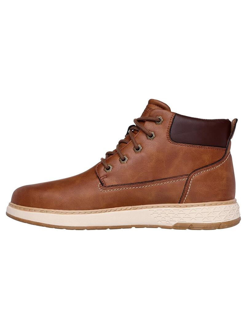 Bota Hombre Skechers Garlan Deno Marrón