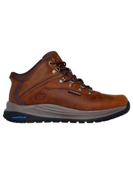 Bota Hombre Skechers Slip-In Pikeman Marrón
