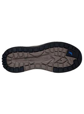 Bota Hombre Skechers Slip-In Pikeman Marrón