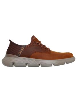 Zapatilla Hombre Skechers Slip-In Gervin Marrón