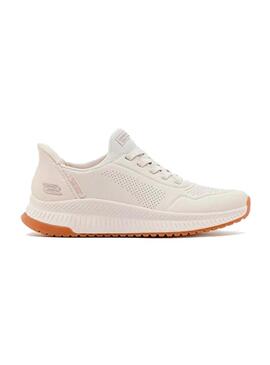 Zapatilla Mujer Skechers Bobs Squad 4 Slip-in Blan