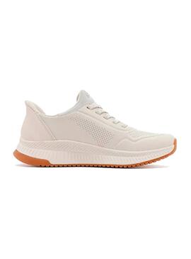 Zapatilla Mujer Skechers Bobs Squad 4 Slip-in Blan