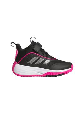Zapatilla Niño/a adidas Ownthegame Negro Fucsia