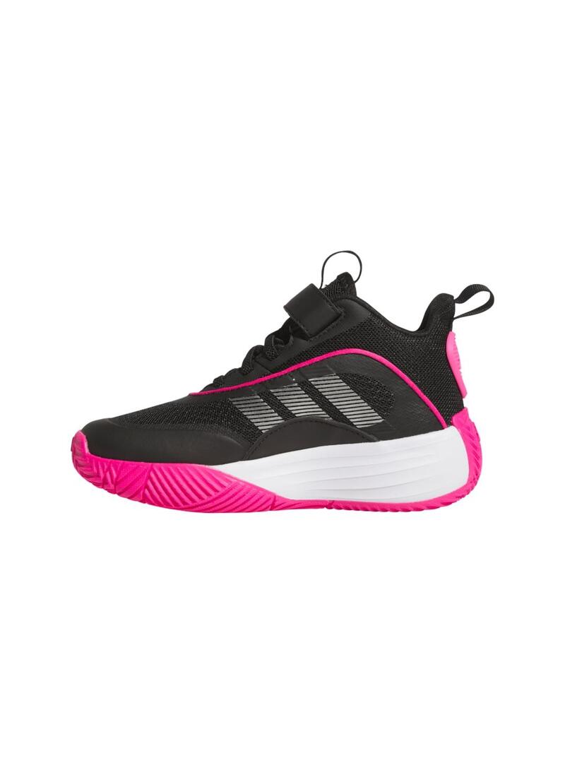 Zapatilla Niño/a adidas Ownthegame Negro Fucsia
