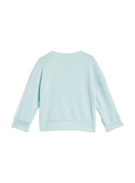 Chandal Niño adidas 3S Ft Jog Celeste