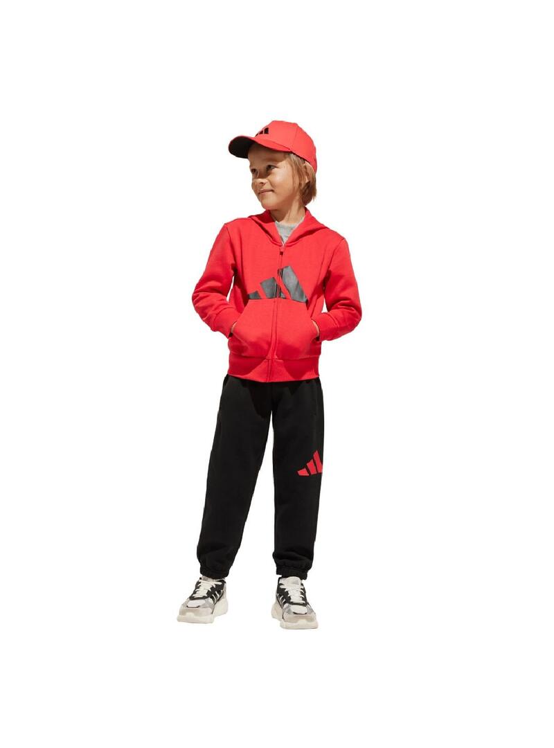 Chandal Niño adidas Lk Bl Fz Rojo
