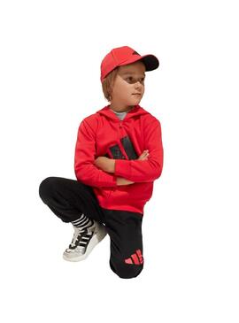 Chandal Niño adidas Lk Bl Fz Rojo