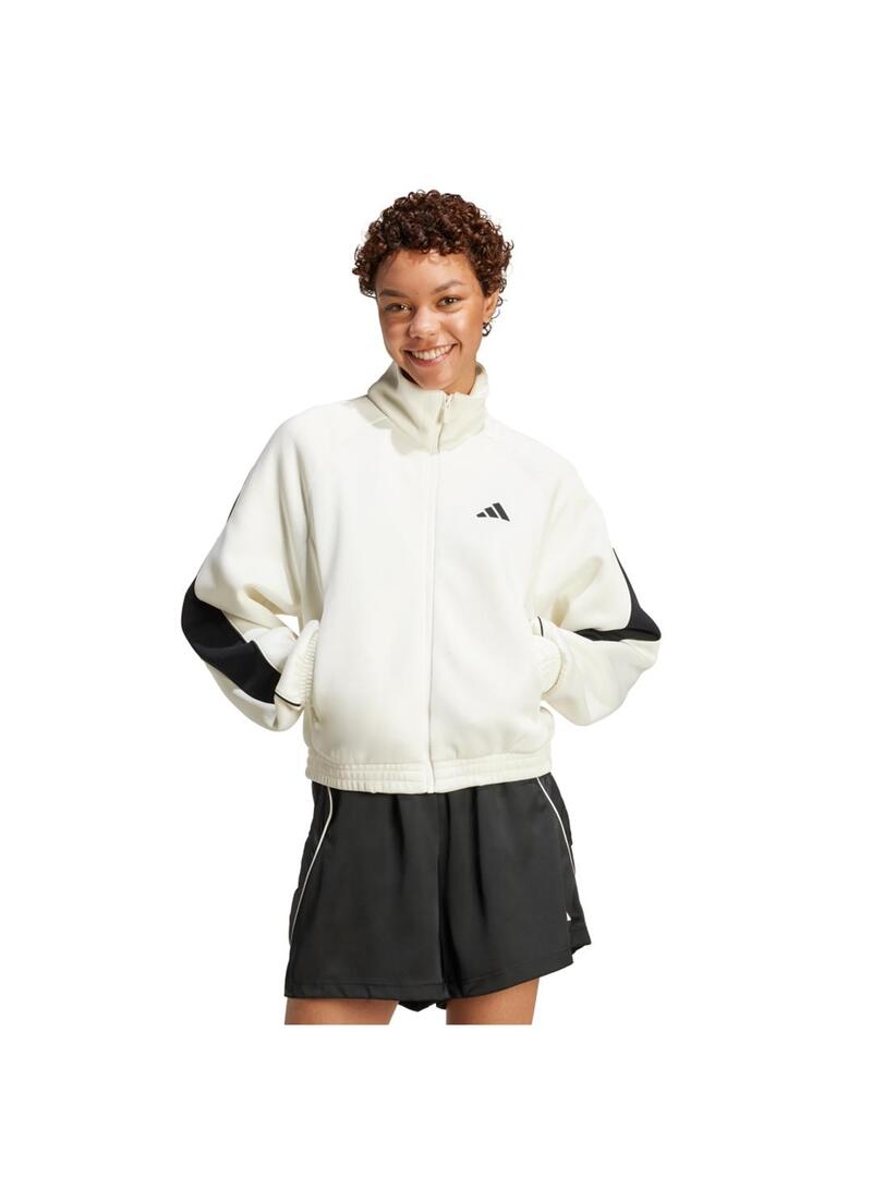 Sudadera Mujer adidas Stadium TT Blanca
