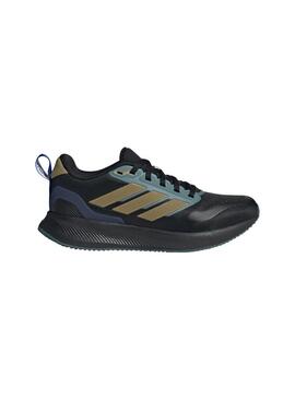 Zapatillas Niño adidas Runfalcon 5 J Negra Caqui