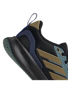 Zapatillas Niño adidas Runfalcon 5 J Negra Caqui
