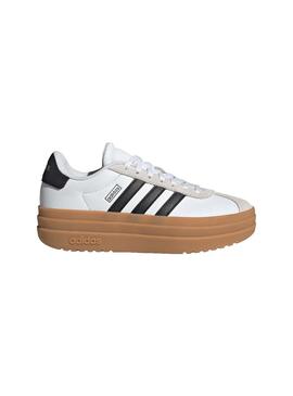Zapatilla Niña Adidas Vl Court Bold Blanca Negra
