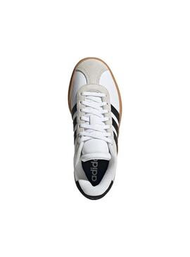 Zapatilla Niña Adidas Vl Court Bold Blanca Negra