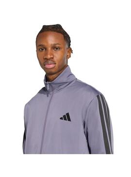 Chandal Hombre adidas 3S Tr Tt Violeta Azul