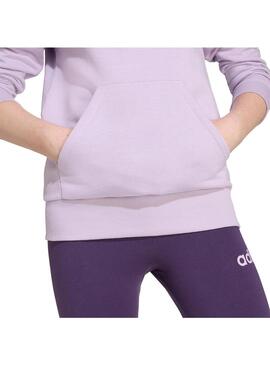 Sudadera Niña adidas J Lin Fl Morada