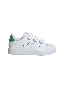 Zapatilla Junior adidas Advantage 2.0 Blanco/Verde