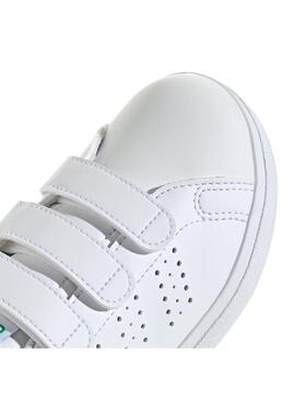 Zapatilla Junior adidas Advantage 2.0 Blanco/Verde