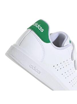 Zapatilla Junior adidas Advantage 2.0 Blanco/Verde