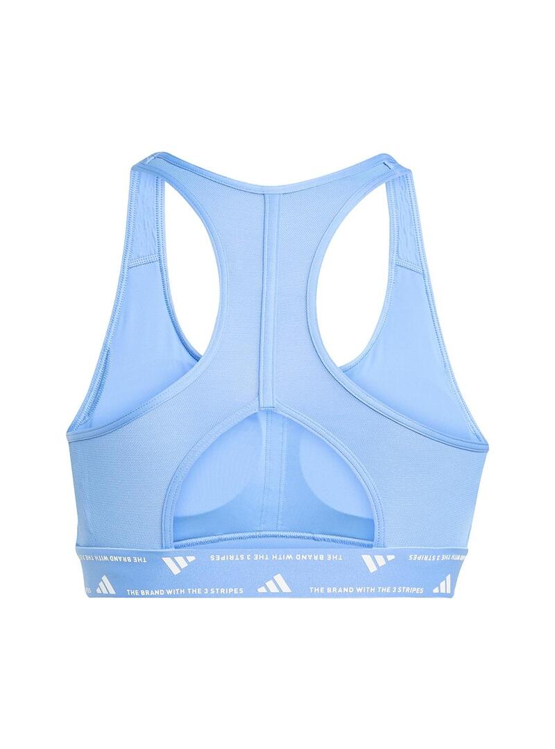 Sujetador Deportivo Mujer adidas PWRCT Azul