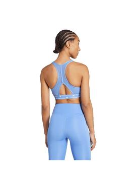 Sujetador Deportivo Mujer adidas PWRCT Azul