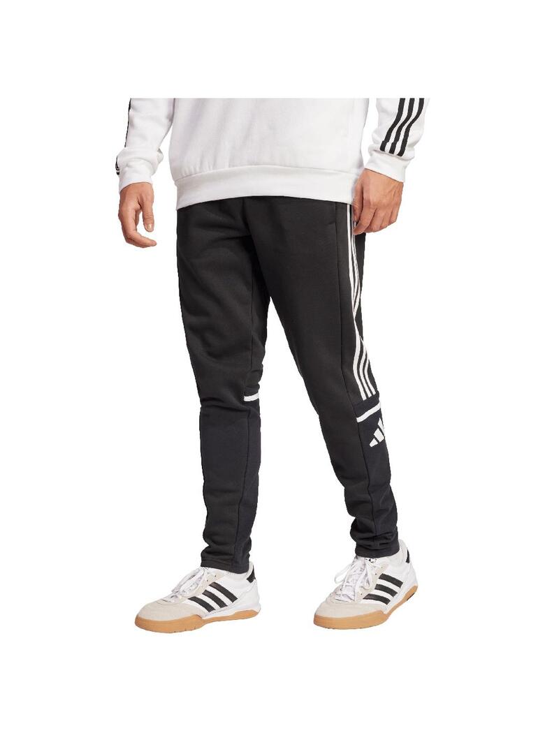 Pantalón Hombre adidas SQ25 Negro/Blanco