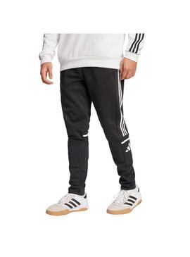 Pantalón Hombre adidas SQ25 Negro/Blanco