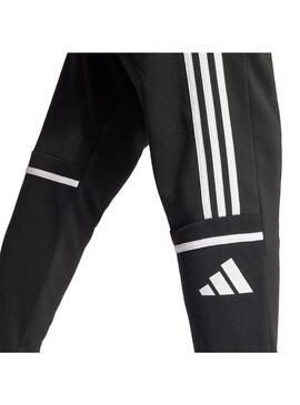 Pantalón Hombre adidas SQ25 Negro/Blanco