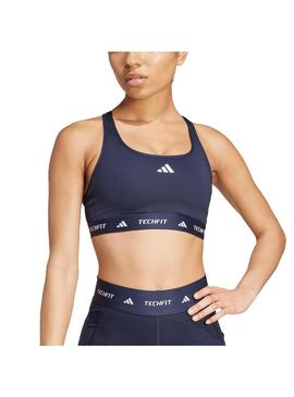 Sujetador deportivo Mujer adidas Bra Azul Marino