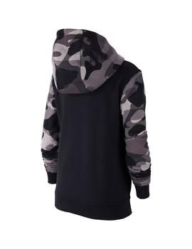 Chaqueta Niño Nike Club Aop2 Negro Militar