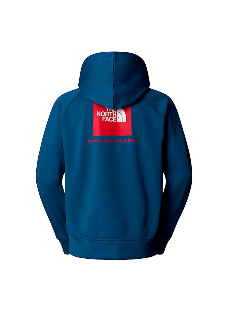 Sudadera Hombre The North Face Raglan Box Azul