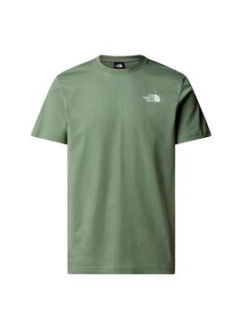 Camiseta Hombre The North Face Box Nse Verde