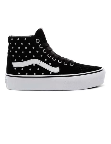 vans negras beige