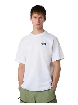 Camsieta Hombre The North Face Explore Blanca