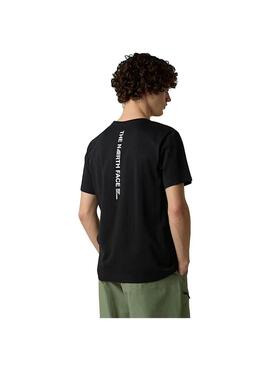 Camiseta Hombre The North Face Vertical Negra