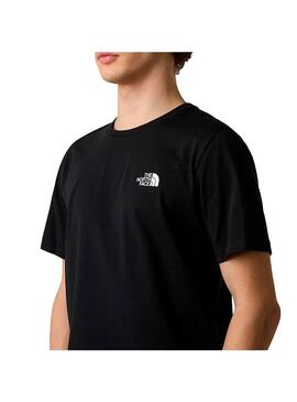 Camiseta Hombre The North Face Vertical Negra