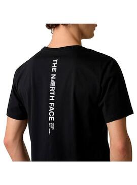 Camiseta Hombre The North Face Vertical Negra