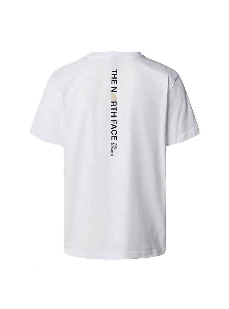Camiseta Hombre The North Face Vertical Blanca